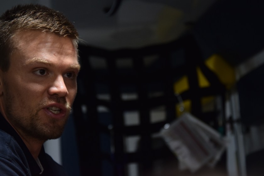 Paramedic Gabriel Barnes (Photo Credit: Ozaawaa Paypompee)